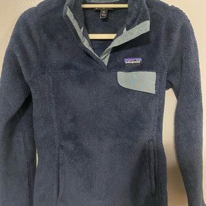 Patagonia Re-tool fleece snap t-pullover.